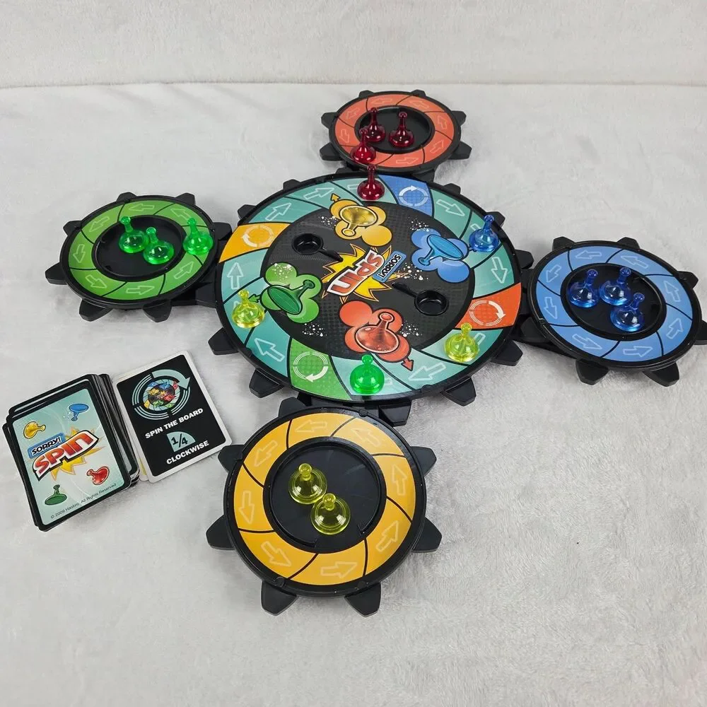 Sorry!‎ Spin Board Game 2009 Hasbro 100% Complete Family Strategy Game